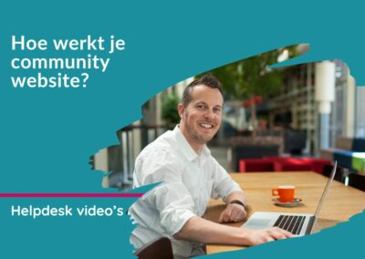 Hoe werkt je community website?